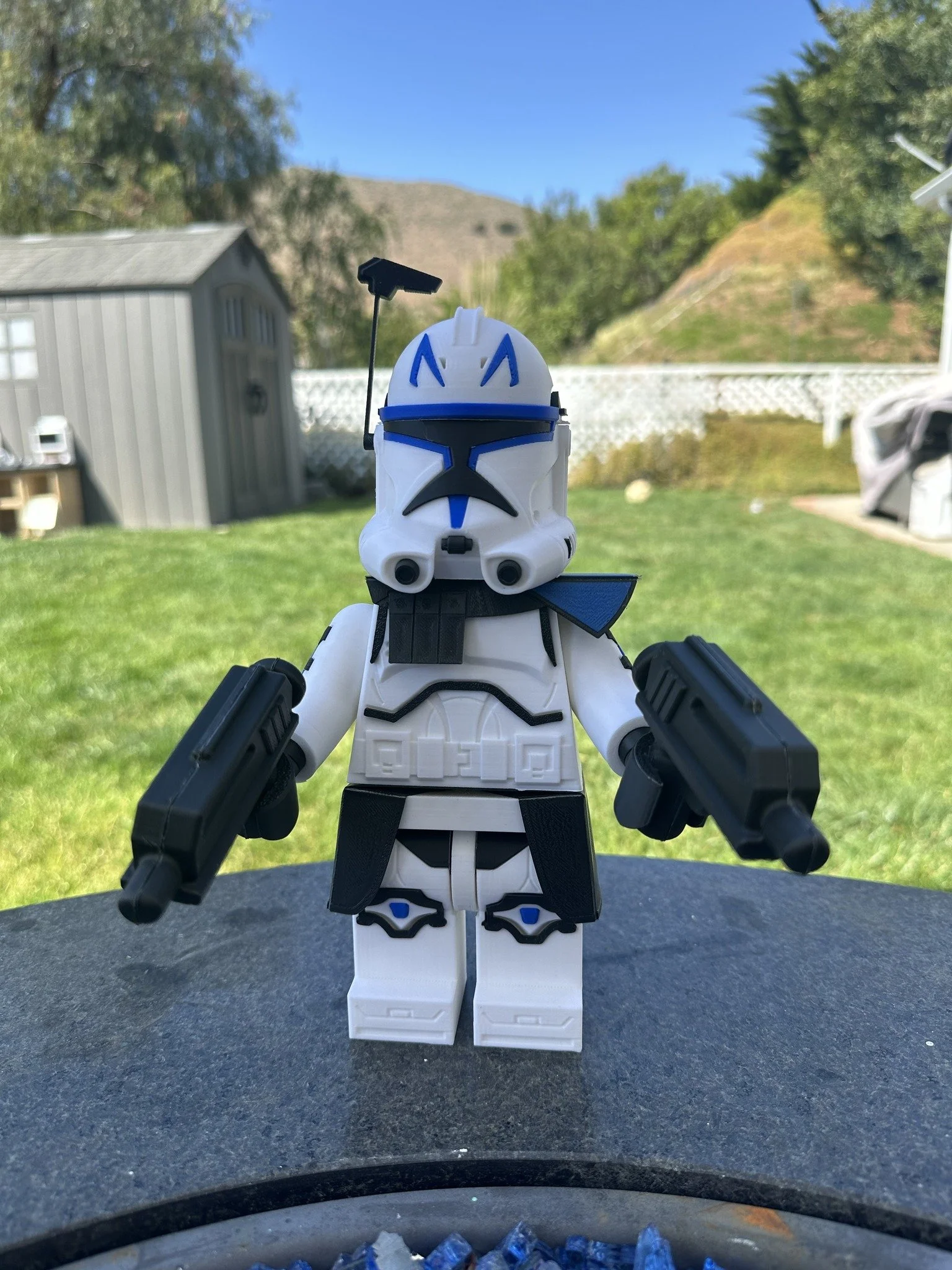 Giant Captain Rex 3D Printed Brick Figure — Overland Swag